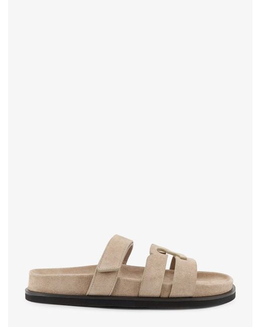 Tory Burch Natural Sandals Ines Suede