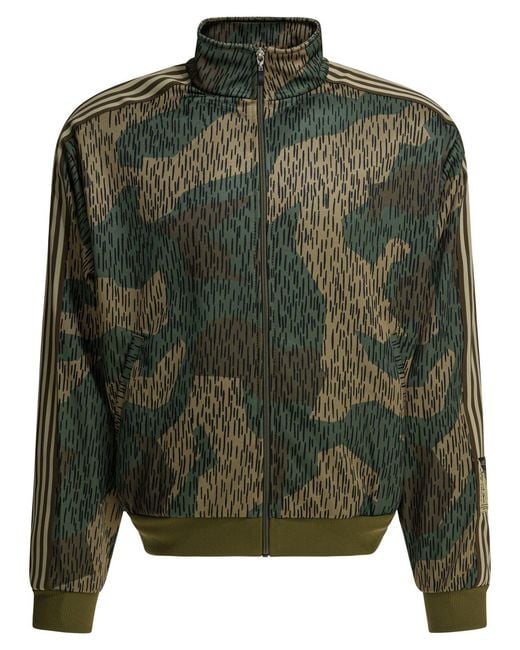 Kapital Green Rain Zipper Sweatshirt for men