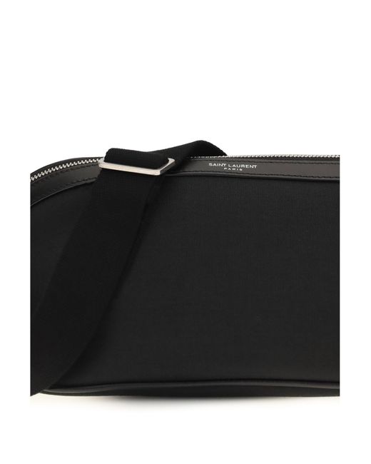 Saint Laurent White Canvas Fanny Pack for men