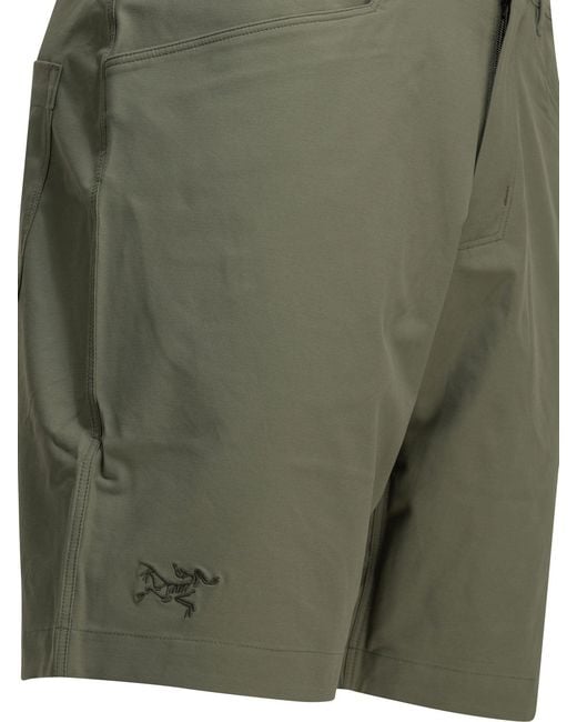 Arc'teryx Green Kragg Technical Shorts for men
