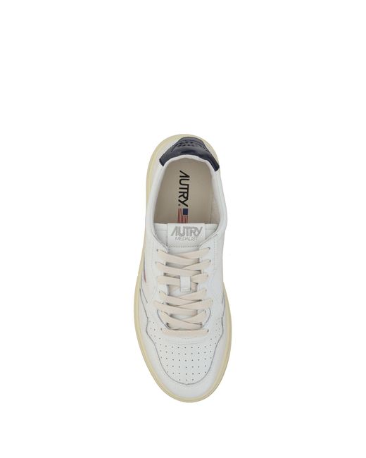 Autry White 01 Low Sneakers/Space for men