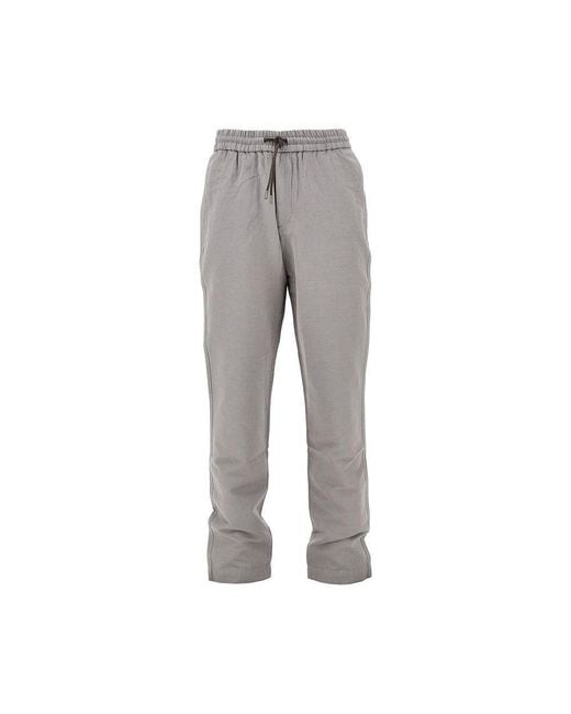 Sease Gray 'Summer Mindset' Twill Pants for men