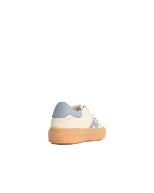 Hogan White Crosswind Ivory Leather Sneakers