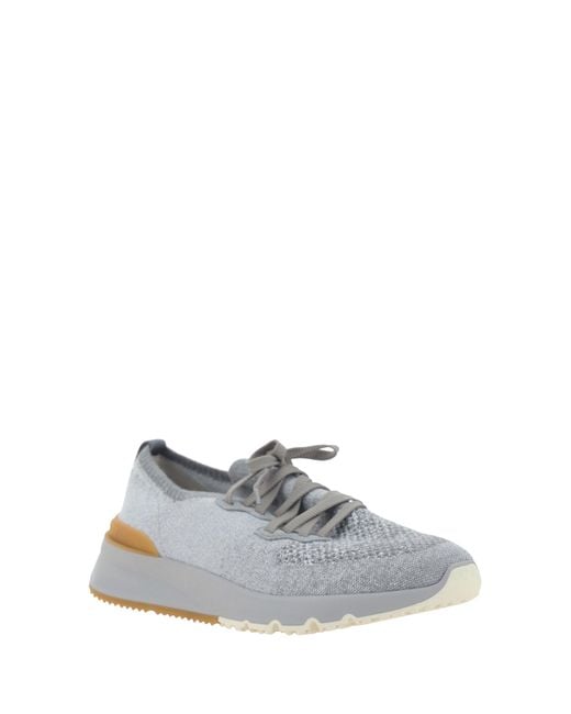 Brunello Cucinelli White Sneakers for men