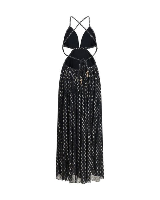 Zimmermann Black Daylight Braid Trim Dress