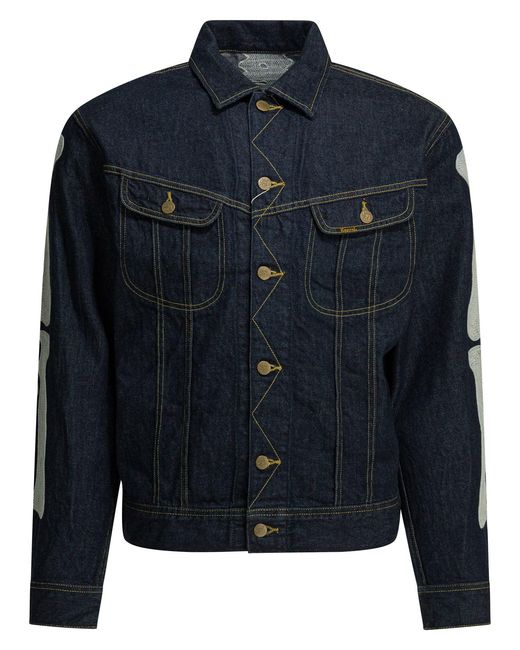 Kapital Blue Ek-1500Ljbidg Denim Jacket for men