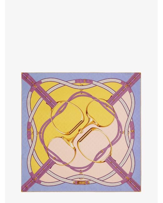 Gucci Pink Silk Foulard