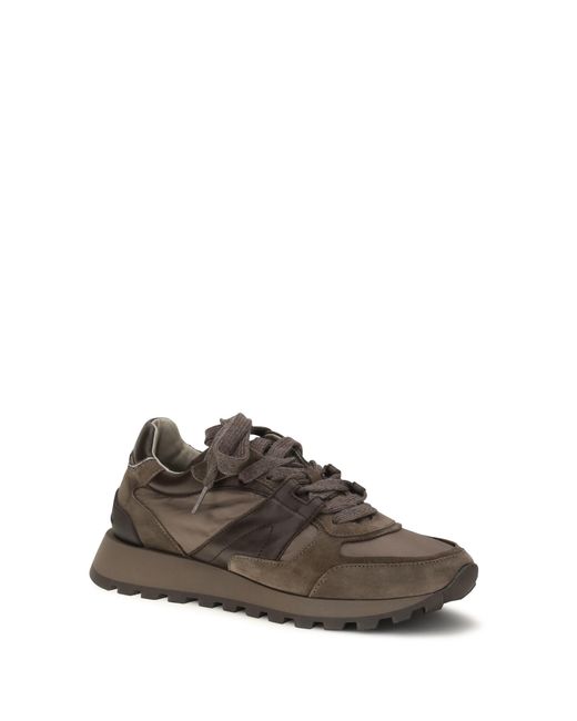 Brunello Cucinelli Brown Suede Sneakers