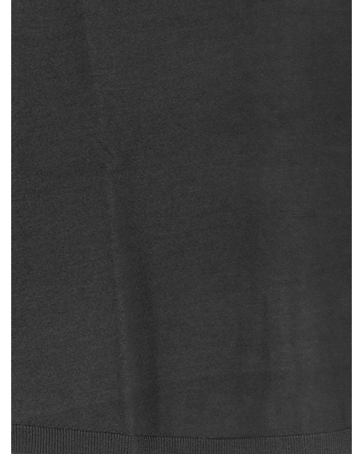Aspesi Black Virgin Wool Sweater