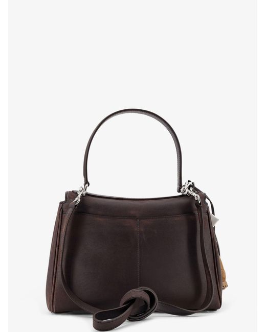 Balenciaga Black Rodeo S Leather Crossbody Bag With Vintage Motif