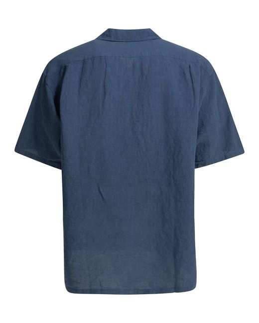 Beams Plus Blue Casual Linen Shirt