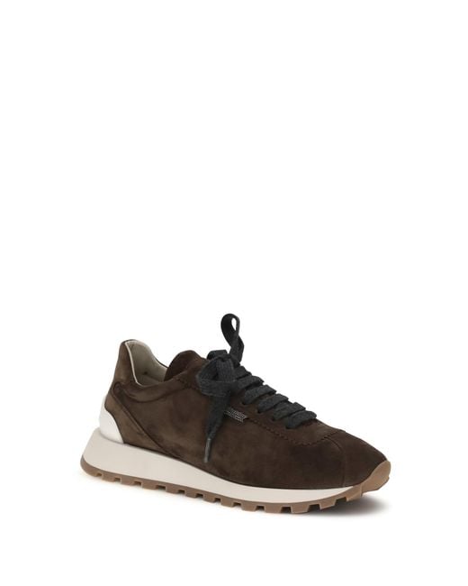 Brunello Cucinelli White Runner Sneakers