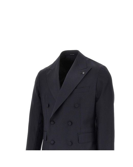Tagliatore Blue Super 110's Wool Tailored Suit for men
