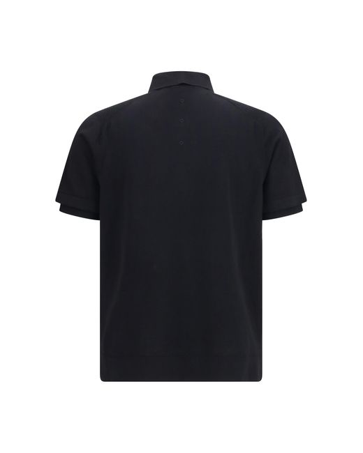 Premiata Black Cotton Polo Shirt for men