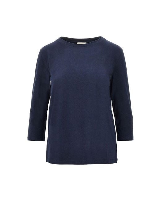 Weekend by Maxmara Blue Stretch Jersey T-Shirt