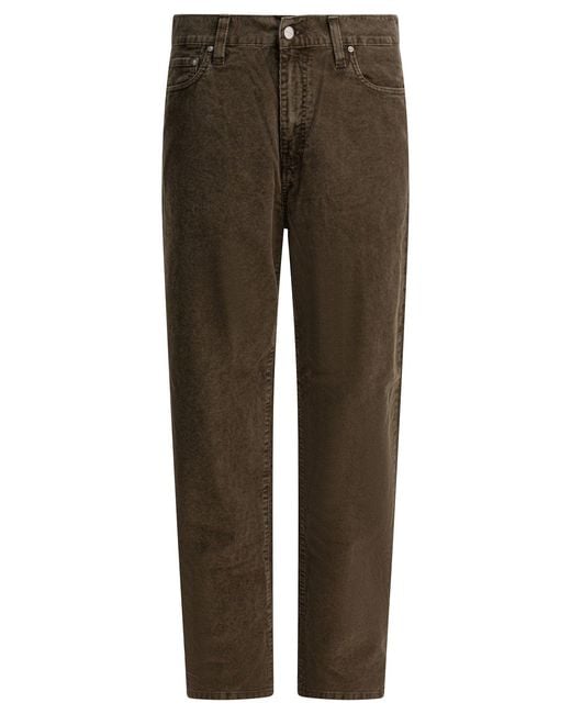 Carhartt Brown "Aaron" Velvet Pants for men