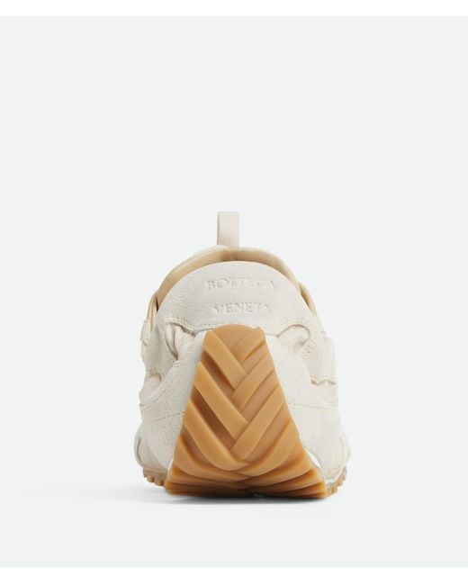 Bottega Veneta White "Orbit Flash" Sneakers
