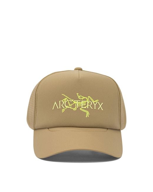 Arc'teryx Natural "Brid Word" Trucker Hat for men