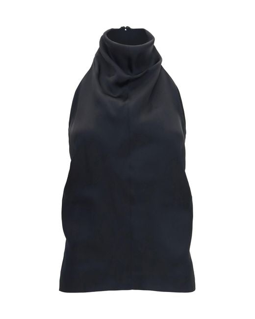 Khaite Blue Rone Top