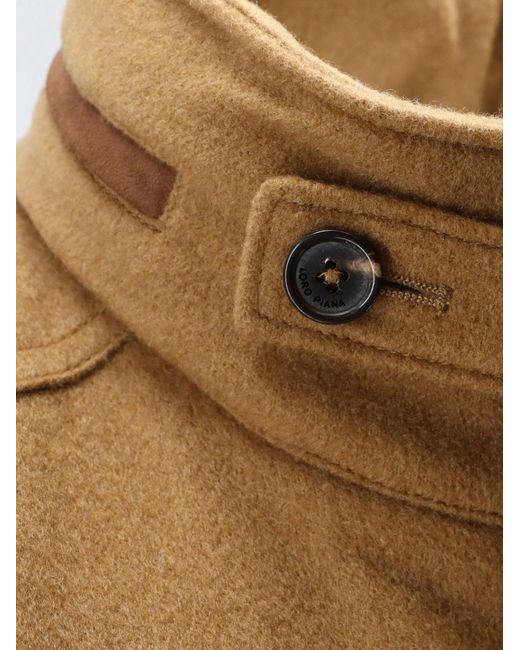 Loro Piana Brown Traveler Storm Systemâ Cashmere Jacket for men