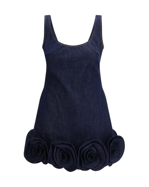 Self-Portrait Blue Dresses