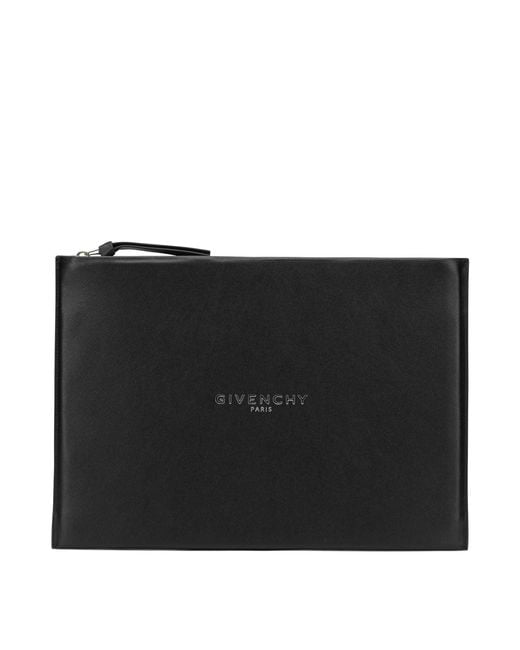 Givenchy Black "Antigonia Stamped" Document Holder for men