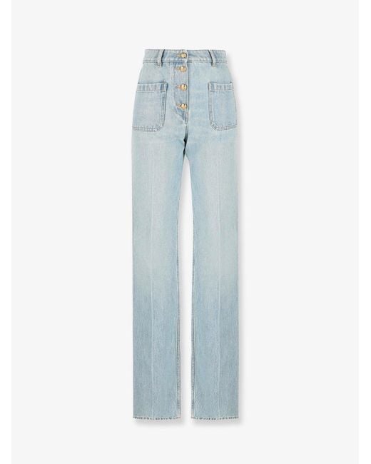 Women's Blue Chez Cotton Jeans
