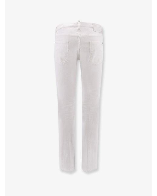 DSquared² White Cool Guy Denim Jeans for men