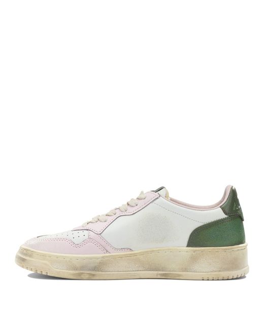 Autry White Sneakers & Slip-on Pink