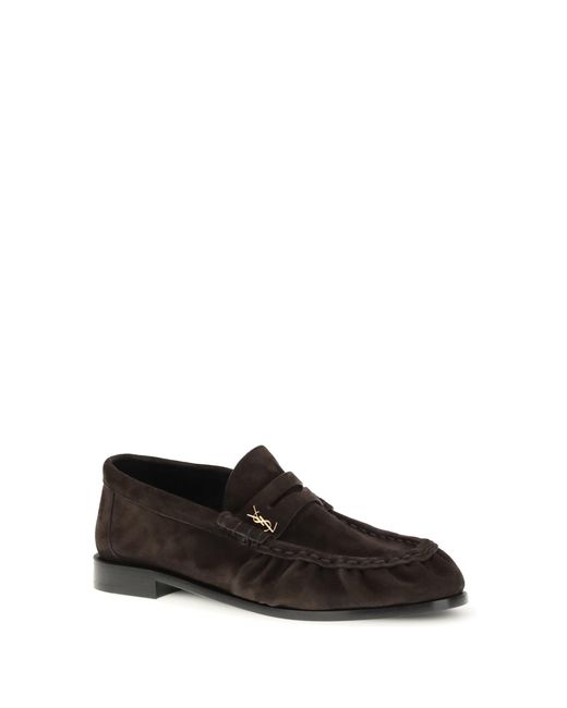 Saint Laurent White Le Loafer Loafers