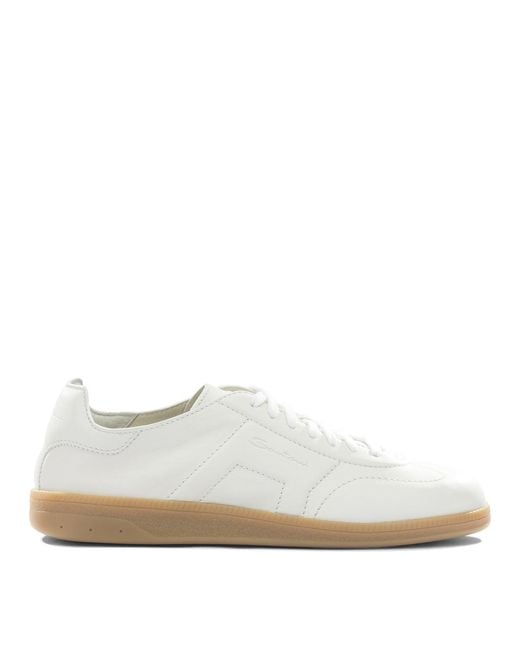 Santoni White "Oly" Sneakers for men