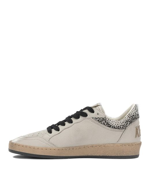 Golden Goose Deluxe Brand Brown "Ball Star" Low Sneakers