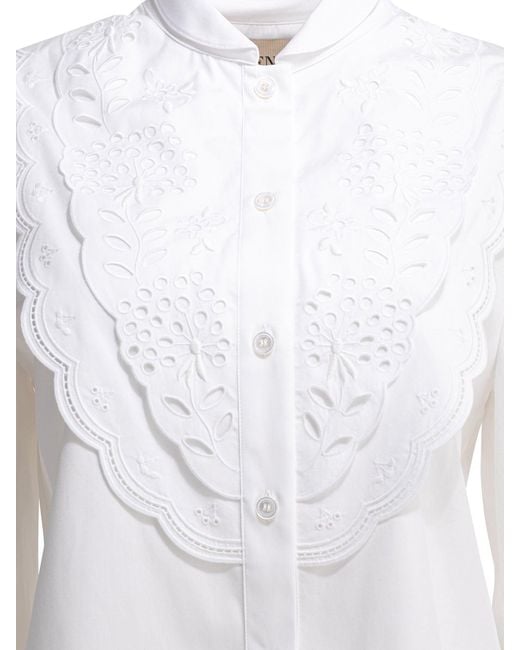 Valentino Embroidered Casual Shirt Shirts White
