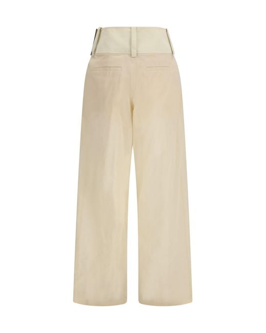 Max Mara Natural Trousers Ferito