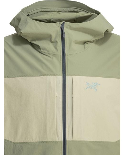 Arc'teryx Green "Gamma Lt" Technical Jacket for men