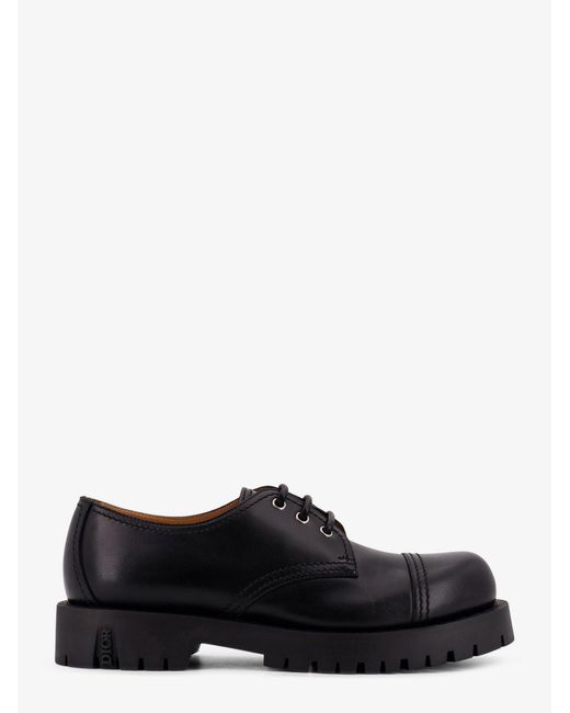 Dior White Dior Dh Dexpiii Leather Lace-Up Shoes for men