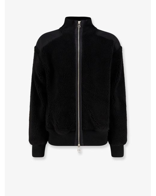 Oamc Peacemaker Black Fleece Synthetic Fur Bomber for men