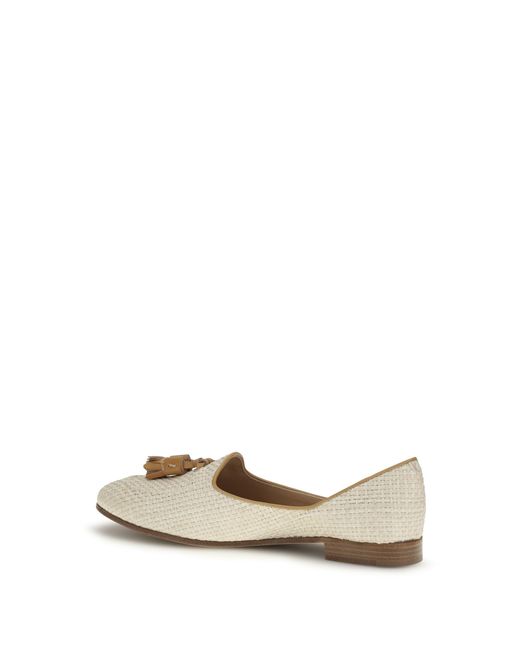 Fratelli Rossetti White Loafers Raffia