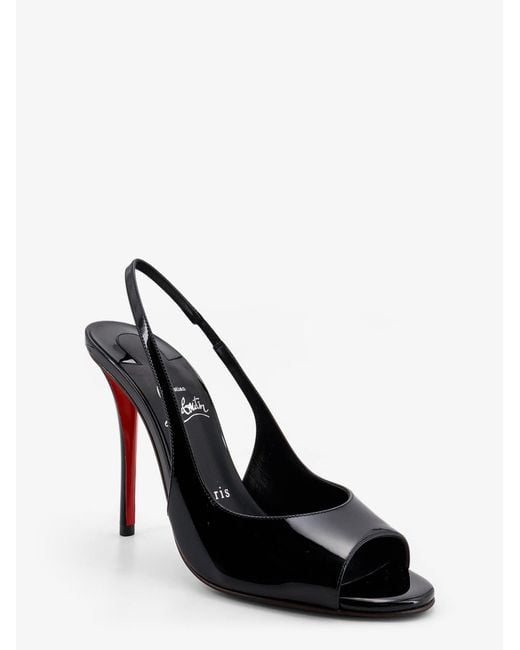Christian Louboutin Black Sofia Z Patent Leather Sandals