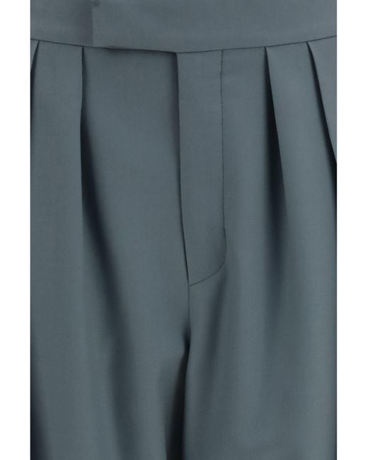 Chloé Blue Chloé Tailored Wool Pants