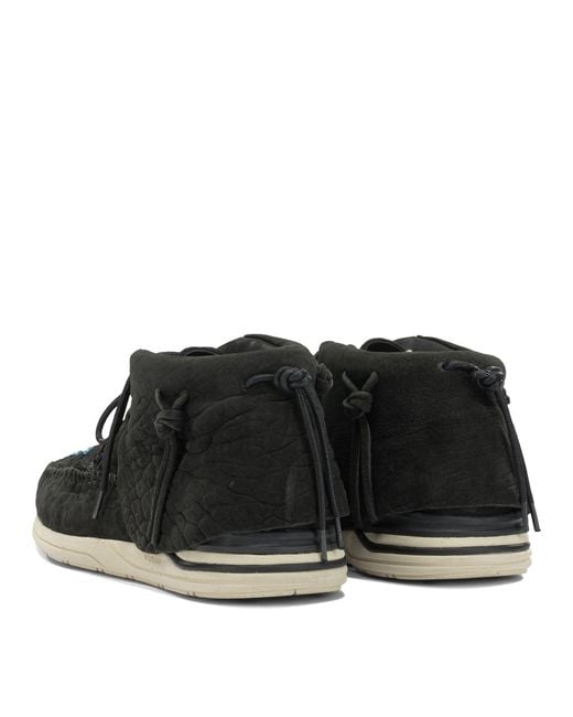 Visvim Black "Lhamo Folk" Lace-Up Boots