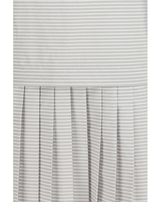 Thom Browne White Cotton Polo Dress