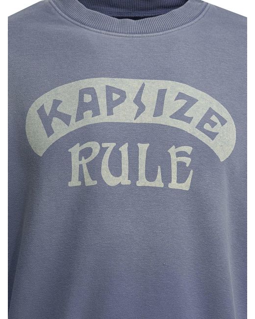 Kapital Blue Sweatshirt Light Cotton for men