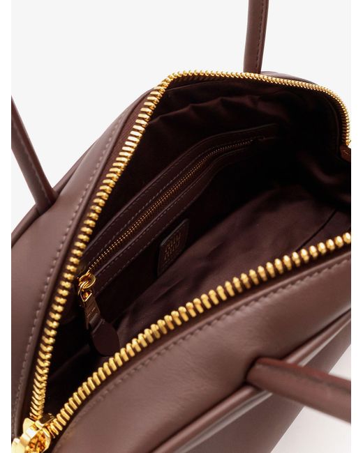 Miu Miu Brown Beau Leather Handbag