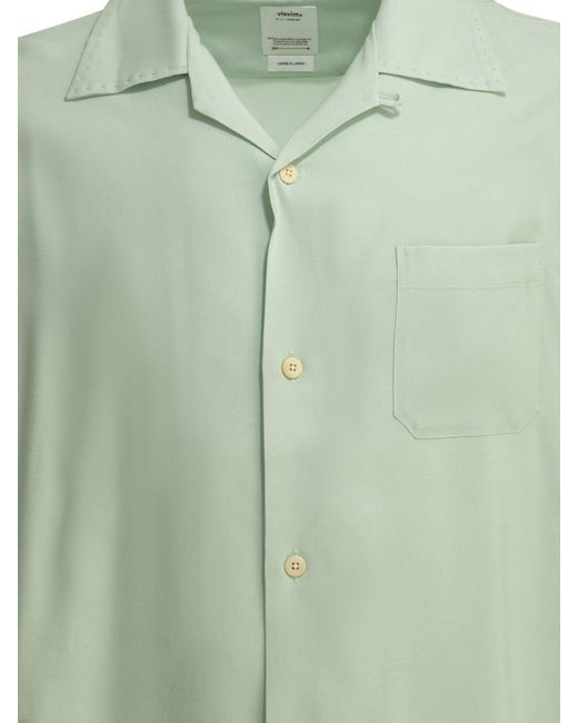 Visvim Green Keesey Rayon Casual Shirt