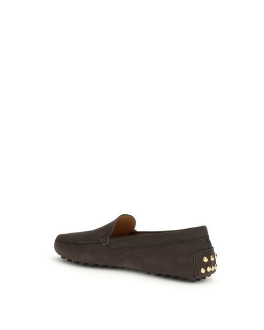 Tod's White Gommini Loafers