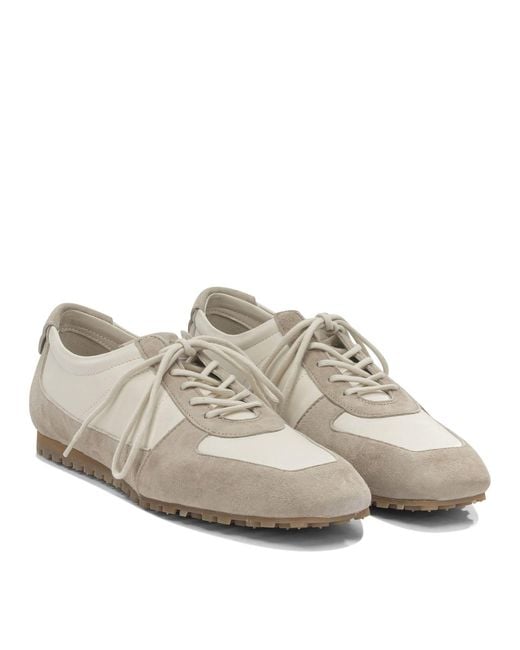 Aeyde Gray "Uma" Low Sneakers