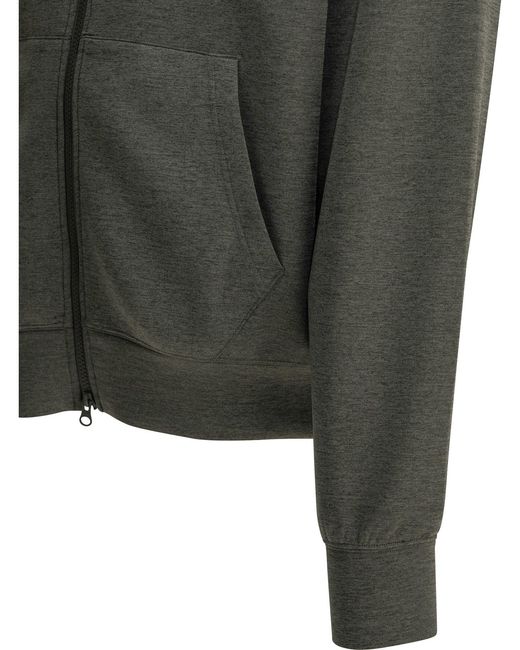 DAIWA PIER 39 Gray "Tech Scuba" Full Zip Sweatshirt