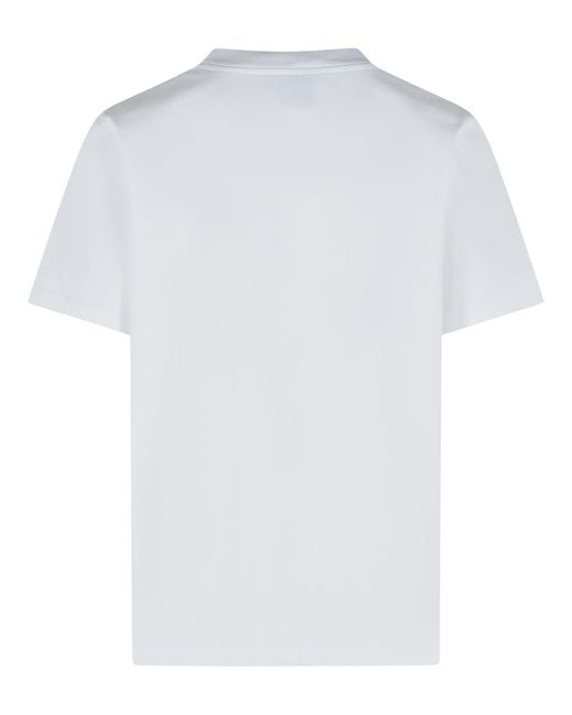Casablanca Blue 'Tennis Club Icon' Cotton T-Shirt for men