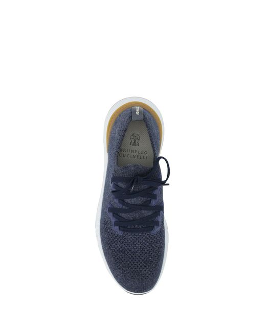 Brunello Cucinelli Blue Sneakers for men